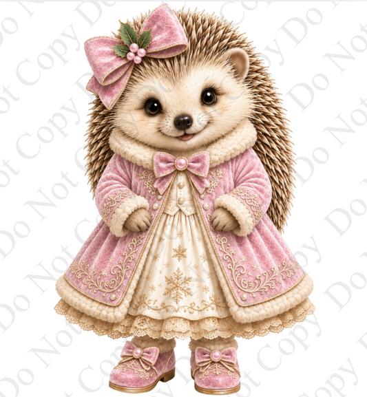 Digital Download - Pink Hedgehog