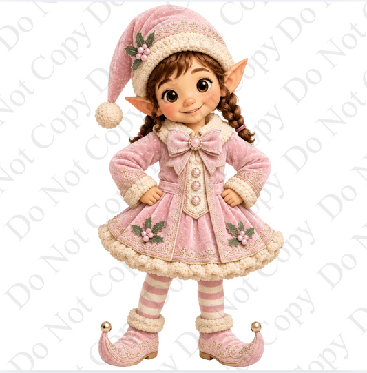 Digital Download - Pink Girl Elf