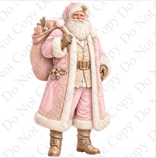 Digital Download - Pink Santa