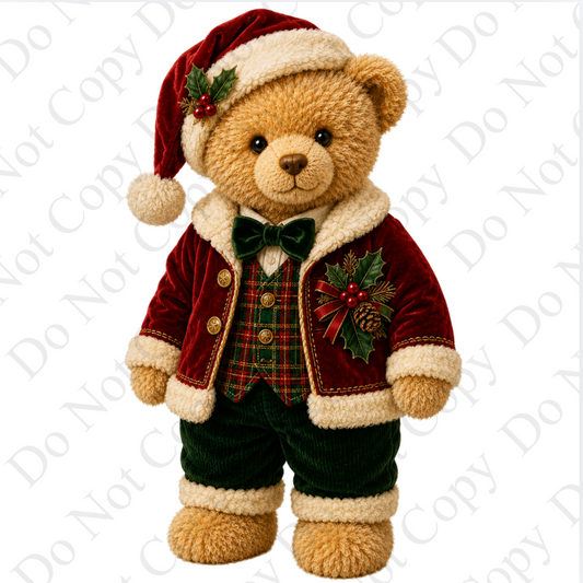 Digital Download - Boy Bear with Hat
