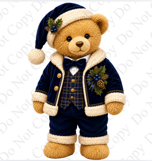 Digital Download - Navy Boy Bear