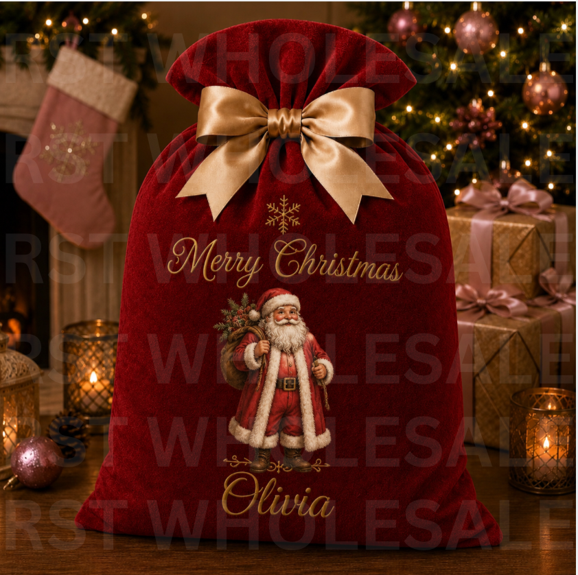 Large Santa Sacks (Multiple Colour Options) PRE-Order due September