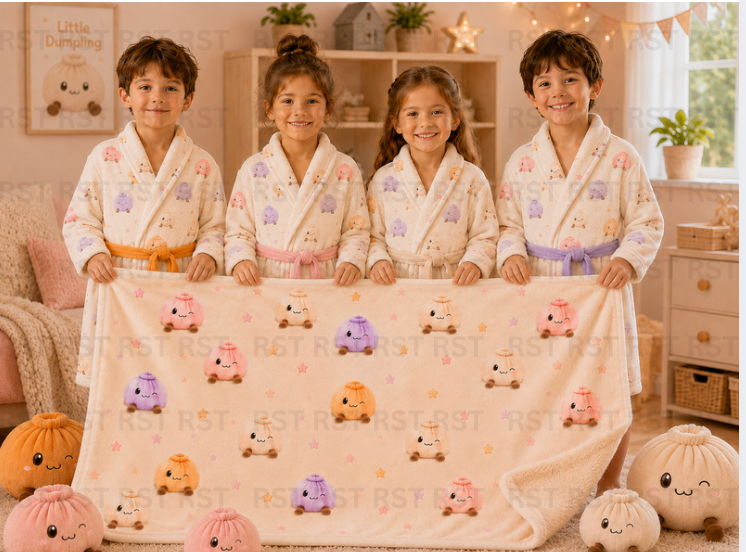 Pastel Dumplings Blanket (No Name added) Pre-Order Due October