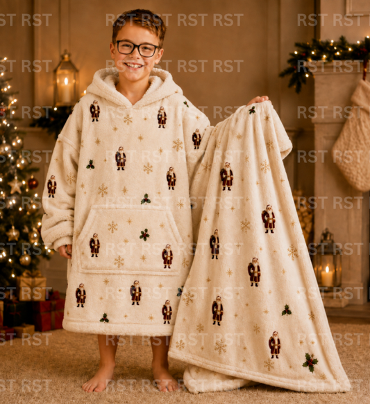 Santa Oversize Hoodie Super Thick (No Name on Chest) Pre-Order Due October