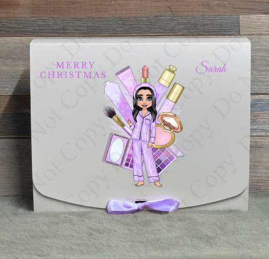 Dolly Gift Box - Purple Female - Makeup (Name with Wording Optional)