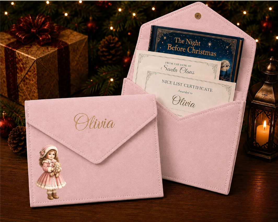 DTF Designs to fit Book/Certificate Envelope Folder (these will be printed in July) Please read description regarding the writing