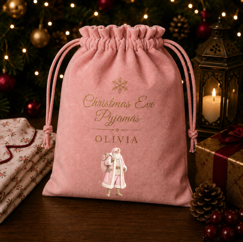 DTF Designs to fit Pyjamas Bags (these will be printed in July) Please read description regarding the writing