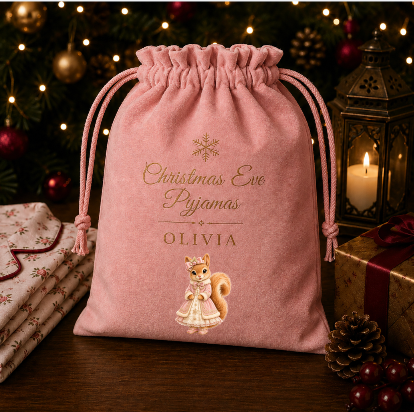 DTF Designs to fit Pyjamas Bags (these will be printed in July) Please read description regarding the writing