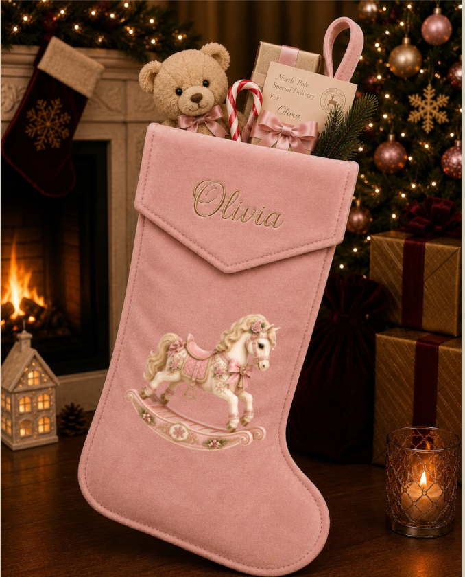 DTF Designs to fit Stockings (these will be printed in July) Please read description regarding the writing