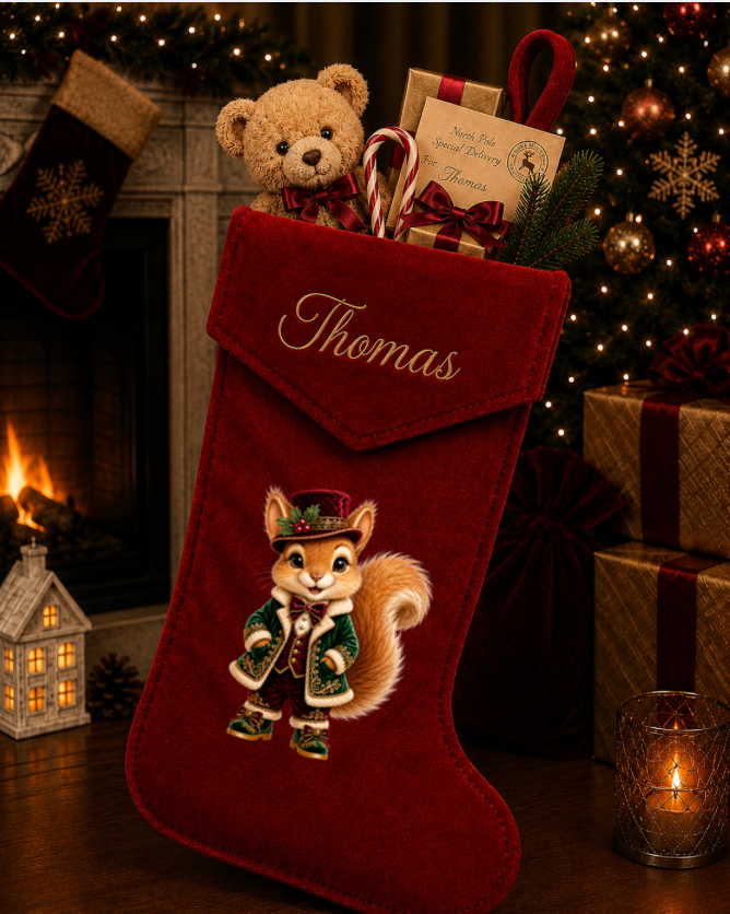 DTF Designs to fit Stockings (these will be printed in July) Please read description regarding the writing
