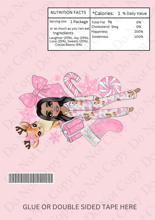 Chocolate Wrapper - Vixen Dolly (Makeup background)