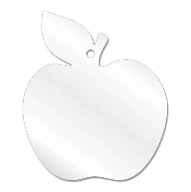 Acrylic Teacher Apple Keyring (Can be sublimated on)