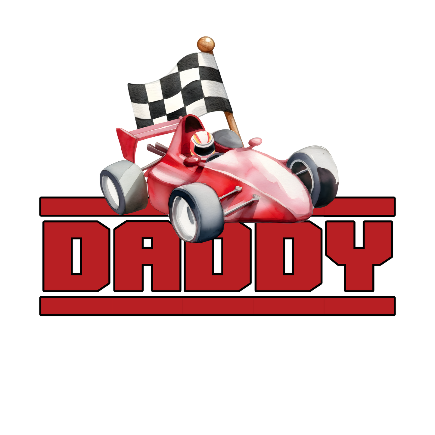 Daddy Race Car Digital Download