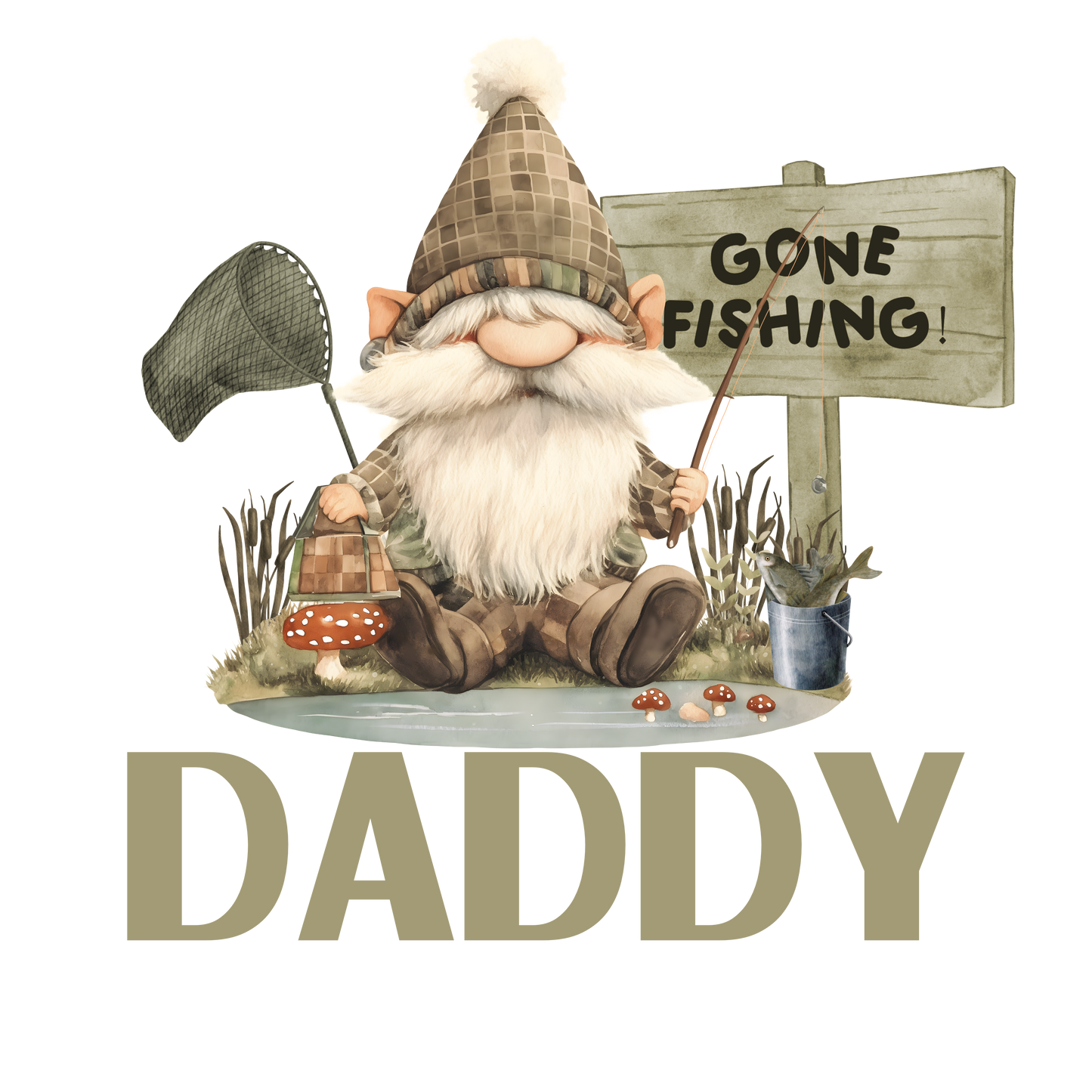 Daddy Gone Fishing Digital Download