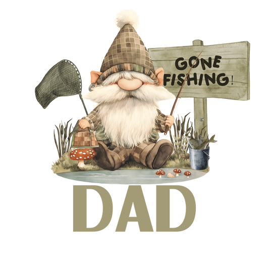 Dad Gone Fishing Digital Download