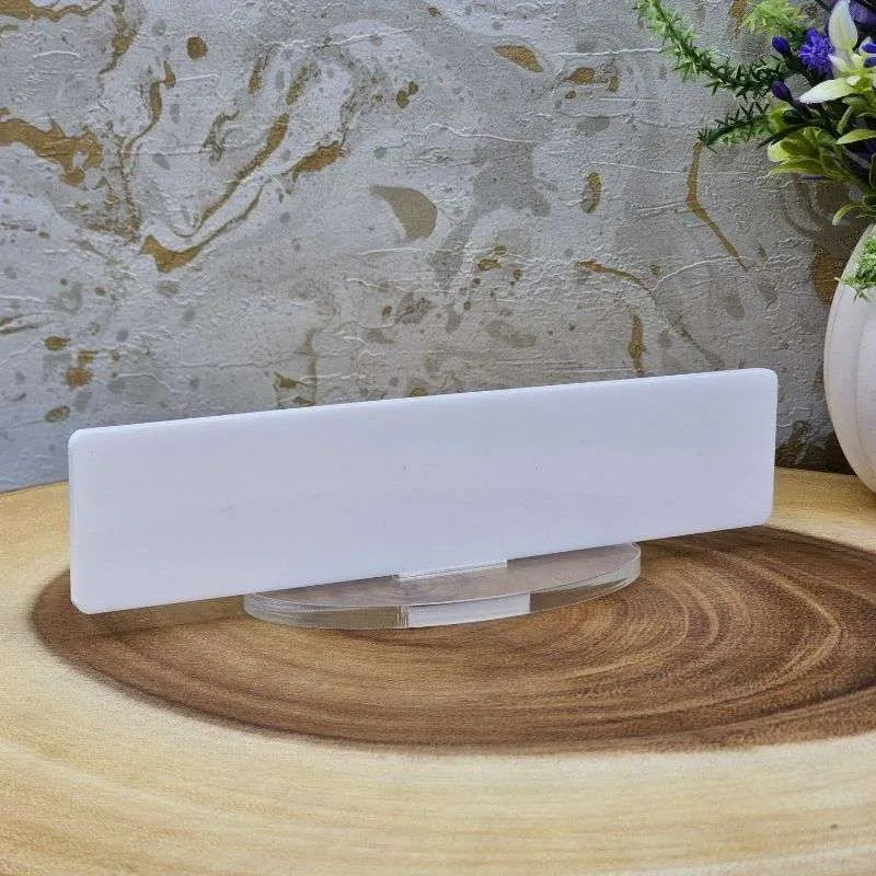 Acrylic Number Plate with a stand (Can be sublimated on)